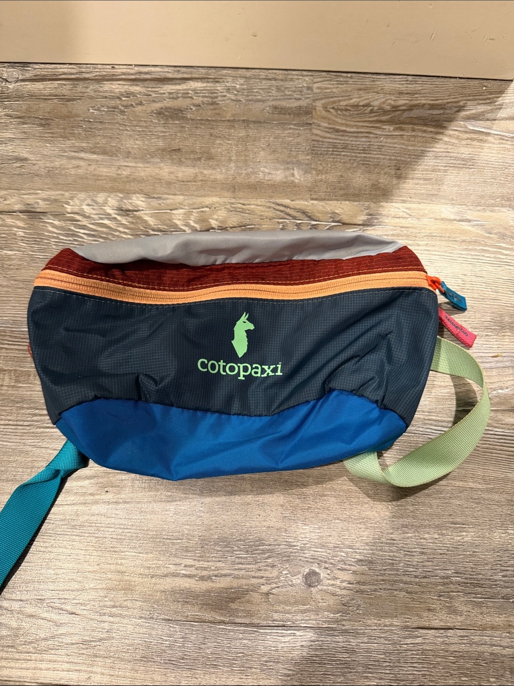 cotopaxi Multicolor Crossbody Waist Pack - Blue, Navy, Orange, Red, Green